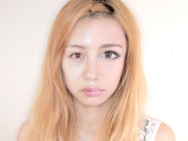 Hur göra själv ser asiatisk med (endast) makeup. Om det alls är möjligt, gäller inte foundation eller puder i ansiktet.