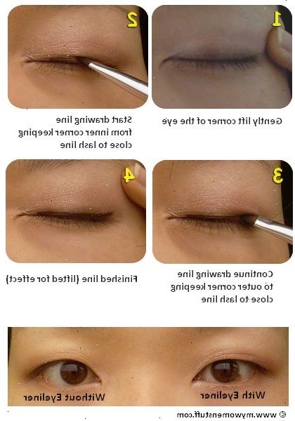 Hur man ansöker eyeliner. Välj en eyeliner som är lämpligt för din ögonfärg.