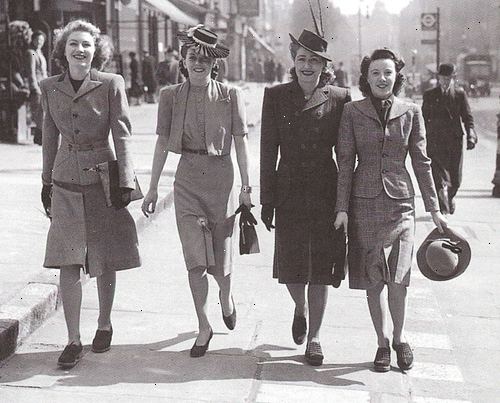 Hur man klär sig i amerikansk 1940-mode. Klänning för åtstramningar.