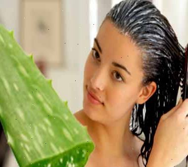 Hur villkor håret med aloe vera